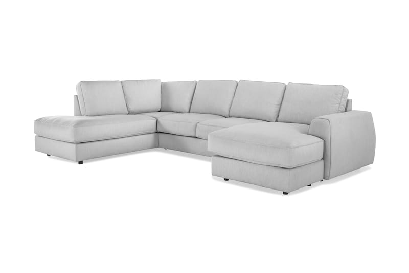 U-sofa Ontario med Divan Høyre - Lingrå - Møbler - Sofaer - U-sofa