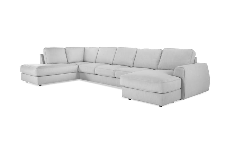 U-sofa Ontario med Divan Large Høyre - Lingrå - Møbler - Sofaer - U-sofa