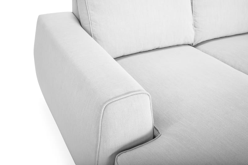 U-sofa Ontario med Divan Large Venstre - Lingrå - 2 seters sofa med divan - 4 seters sofa med divan - Fløyelssofaer - Skinnsofaer - 3 seters sofa med divan - U-sofa