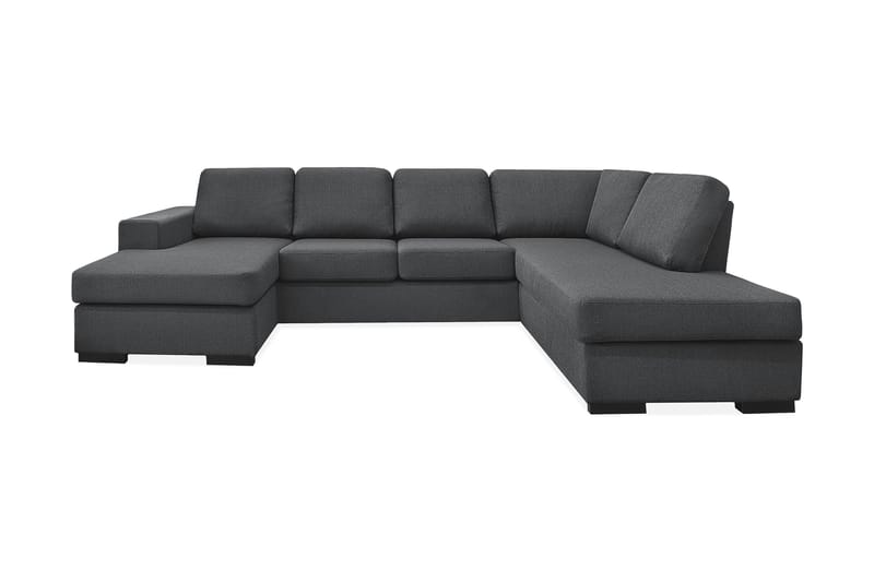 U-sofa Rodrigo med Divan Venstre - Mørkgrå - Møbler - Sofaer - U-sofa