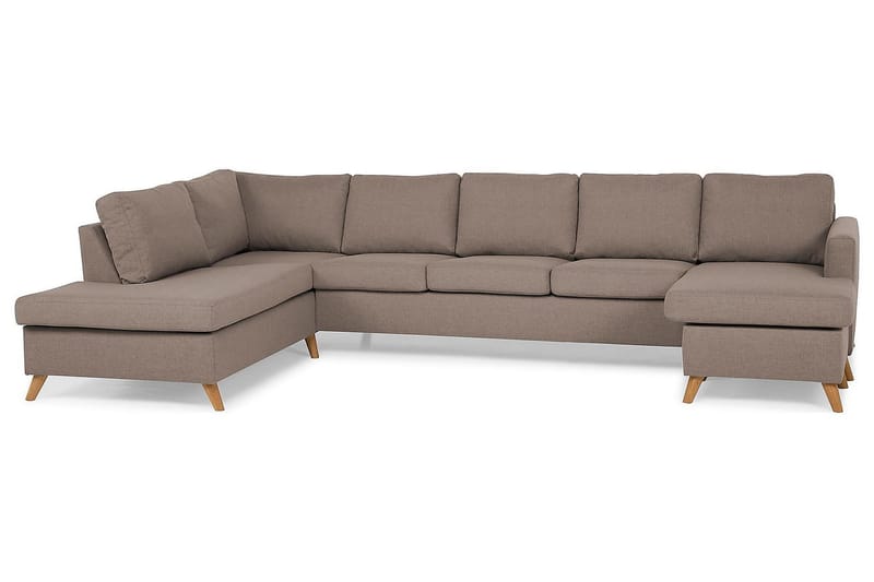 U-sofa Yen Large med Divan Høyre - Beige - Møbler - Sofaer - U-sofa