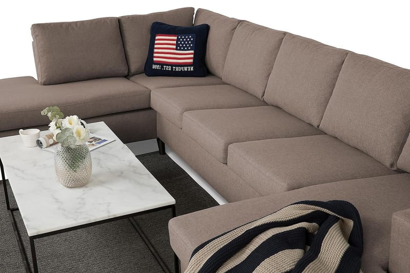 U-sofa Yen Large med Divan Høyre - Beige - Møbler - Sofaer - U-sofa