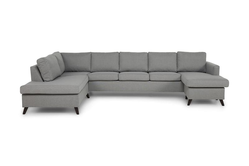 U-sofa Yen Large med Divan Høyre - Lysgrå - Møbler - Sofaer - U-sofa