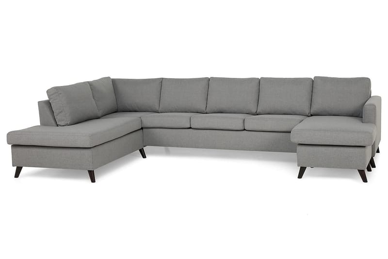 U-sofa Yen Large med Divan Høyre - Lysgrå - Møbler - Sofaer - U-sofa