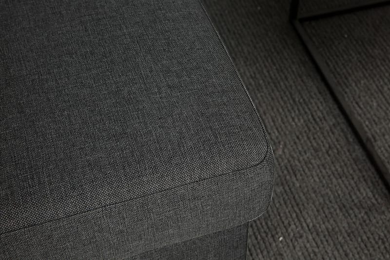 U-sofa Yen Large med Divan Høyre - Mørkgrå - Møbler - Sofaer - U-sofa