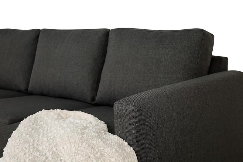 U-sofa Yen Large med Divan Høyre - Mørkgrå - Møbler - Sofaer - U-sofa