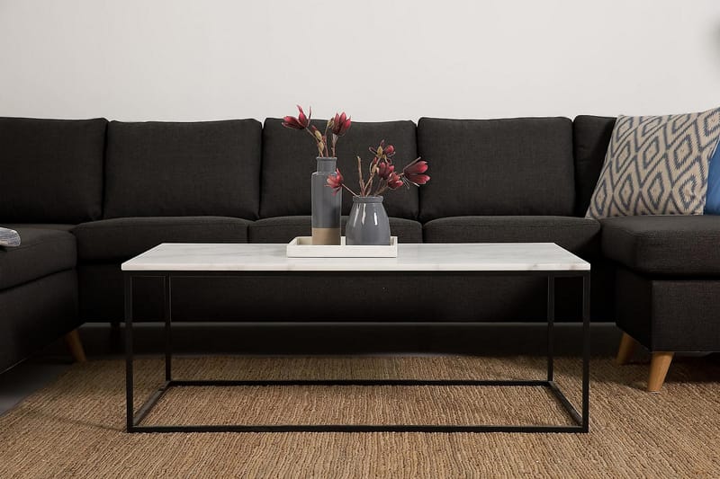 U-sofa Yen Large med Divan Høyre - Mørkgrå - Møbler - Sofaer - U-sofa