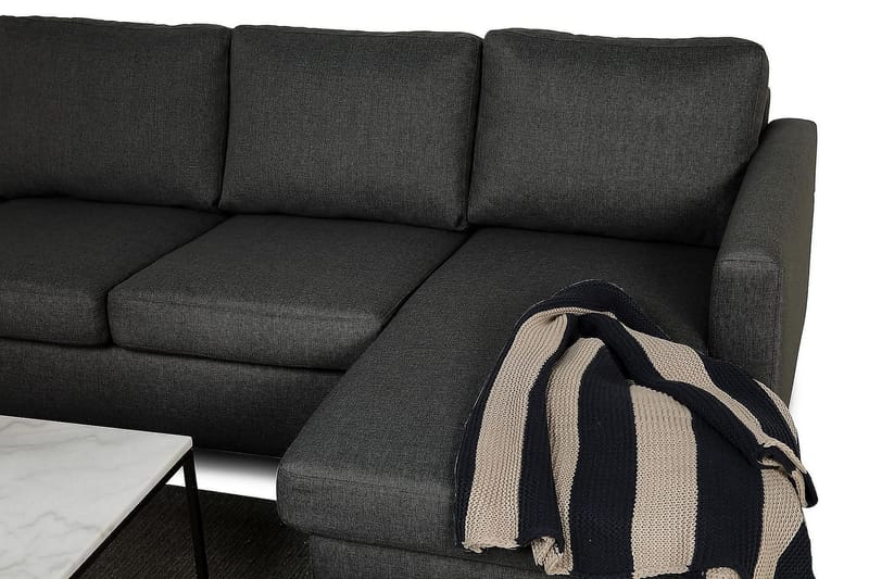 U-sofa Yen Large med Divan Høyre - Mørkgrå - Møbler - Sofaer - U-sofa