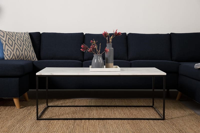 U-sofa Yen Large med Divan Venstre - Blå - Møbler - Sofaer - U-sofa