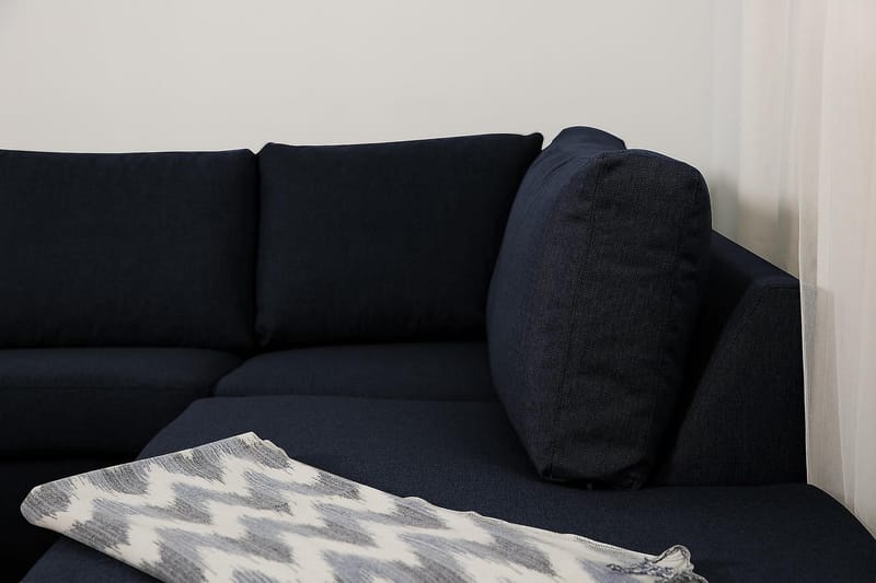 U-sofa Yen Large med Divan Venstre - Blå - Møbler - Sofaer - U-sofa