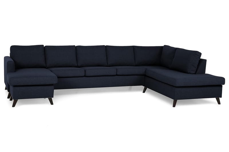 U-sofa Yen Large med Divan Venstre - Blå - Møbler - Sofaer - U-sofa