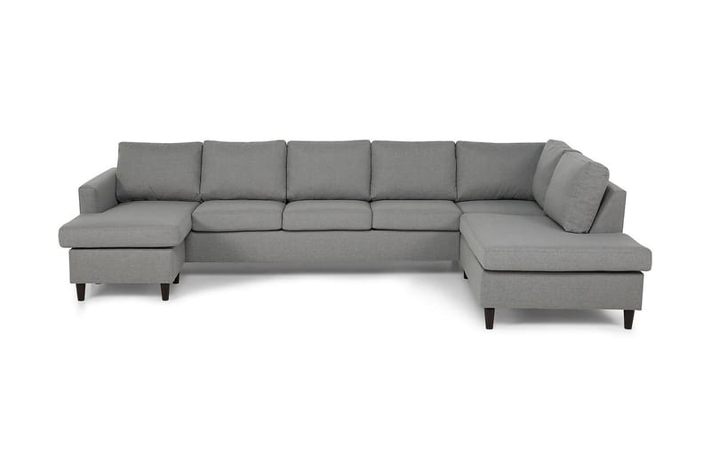 U-sofa Yen Large med Divan Venstre - Lysgrå - Møbler - Sofaer - U-sofa