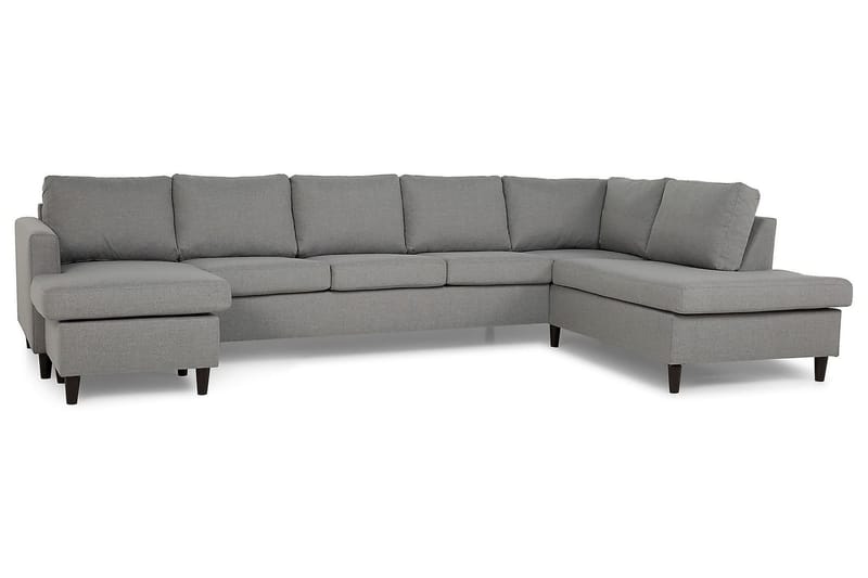 U-sofa Yen Large med Divan Venstre - Lysgrå - Møbler - Sofaer - U-sofa