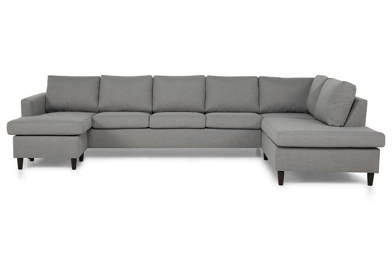 U-sofa Yen Large med Divan Venstre - Lysgrå - Møbler - Sofaer - U-sofa