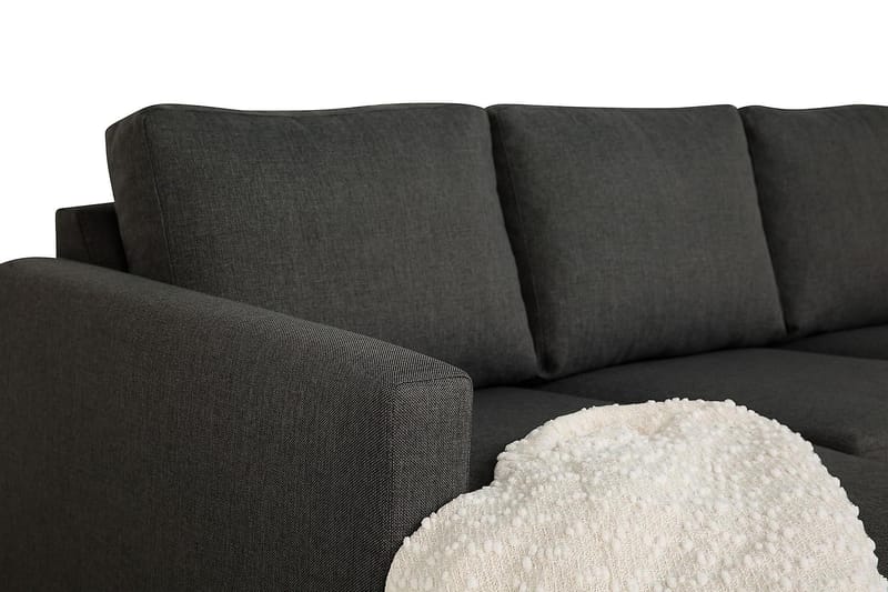 U-sofa Yen med Divan Venstre - Mørkgrå - Møbler - Sofaer - U-sofa