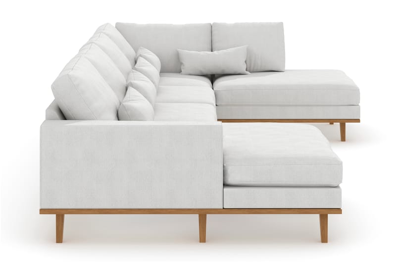 U-soffa Haga - Hvit/Eik - Møbler - Sofaer - U-sofa