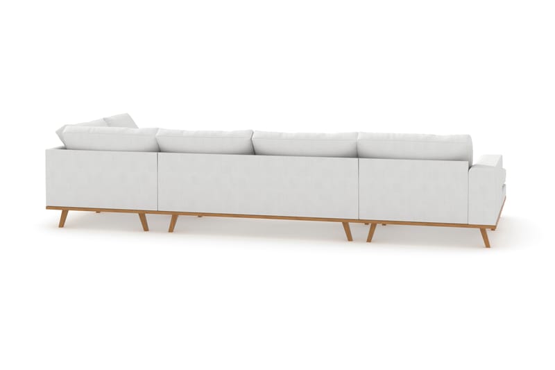 U-soffa Haga - Hvit/Eik - Møbler - Sofaer - U-sofa