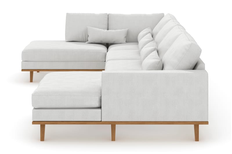 U-Soffa Haga - Hvit/Eik - Møbler - Sofaer - U-sofa