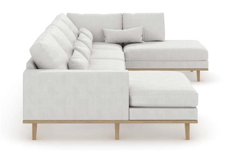 U-soffa Haga - Hvit/Eik - Møbler - Sofaer - U-sofa