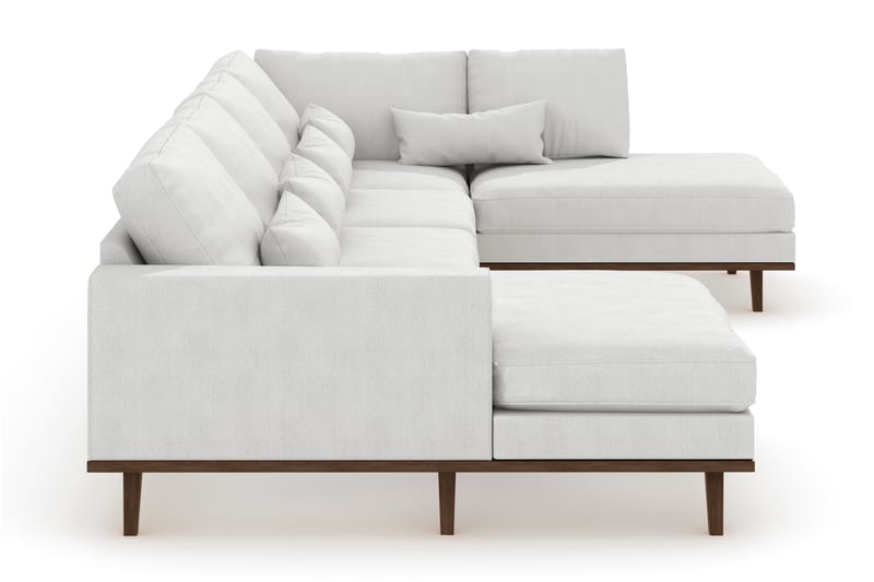 U-soffa Haga - Hvit/Eik - Møbler - Sofaer - U-sofa