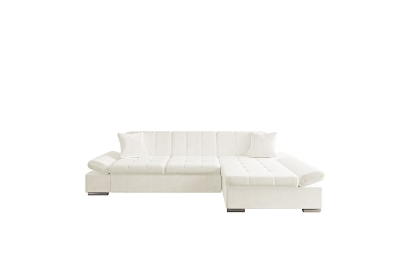 Vananda Sofa med Sjeselong 3-seter - Hvit - Møbler - Sofaer - Sofaer med sjeselong - 3 seters sofa med divan