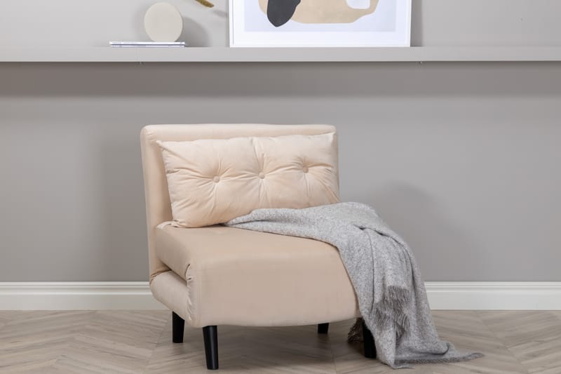 Vicky Sovesofa - Beige - Møbler - Sofaer - Fløyelssofaer