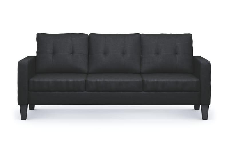 Vislanda 3-seters Sofa - Svart - Møbler - Sofaer - 3 seter sofa