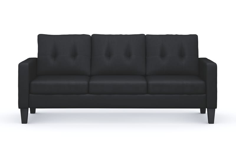 Vislanda 3-seters Sofa - Svart - Møbler - Sofaer - 3 seter sofa