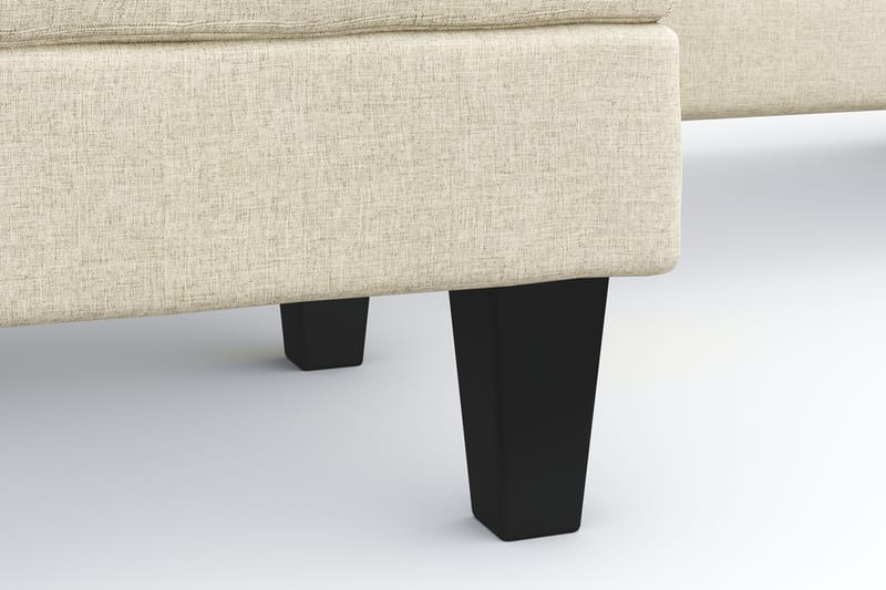 Vislanda 5-seters Sofa med Dobbel Sjeselong - Beige - Møbler - Sofaer - U-sofa