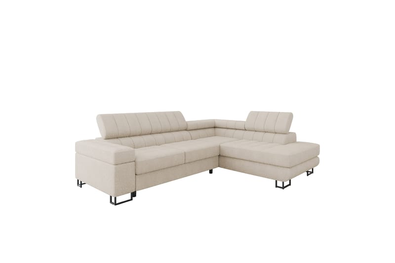 Warwick Sofa med Sjeselong 3-seter - Beige - Møbler - Sofaer - Sofaer med sjeselong - 3 seters sofa med divan