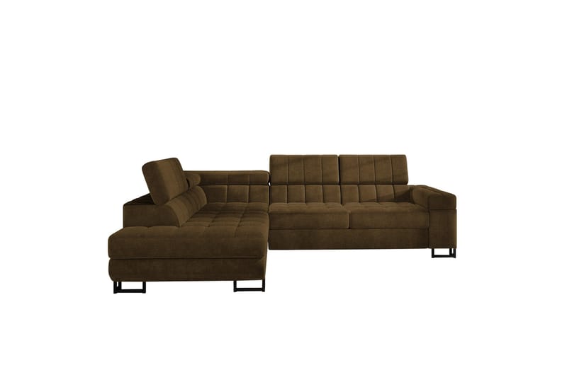 Warwick Sofa med Sjeselong 3-seter - Brun - Møbler - Sofaer - Sofaer med sjeselong - 3 seters sofa med divan