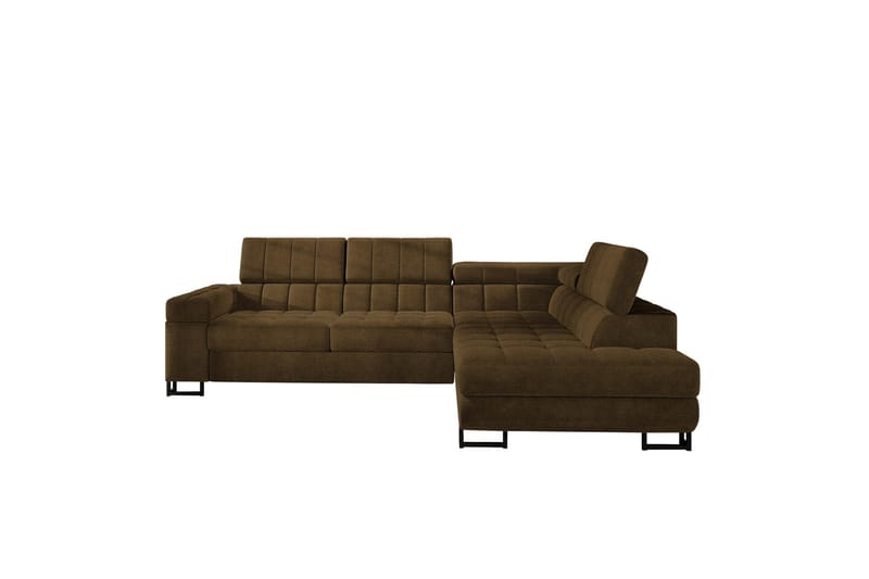 Warwick Sofa med Sjeselong 3-seter - Brun - Møbler - Sofaer - Sofaer med sjeselong - 3 seters sofa med divan