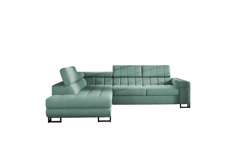 Warwick Sofa med Sjeselong 3-seter - Grønn - Møbler - Sofaer - Sofaer med sjeselong - 3 seters sofa med divan