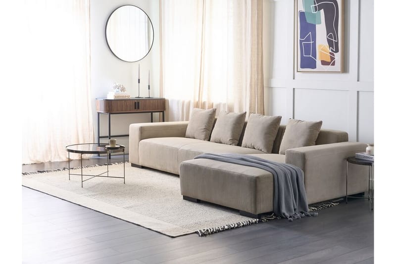 Westerfeld Hjørnesofa 4-seter - Beige - Møbler - Sofaer - Hjørnesofaer