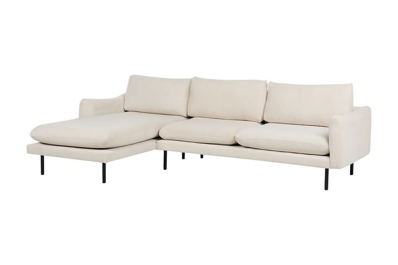 Woodal Hjørnesofa 4-seter - Beige/Svart - Møbler - Sofaer - Hjørnesofaer