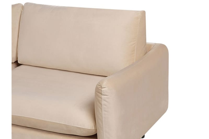 Woodal Hjørnesofa 4-seter - Beige/Svart - Møbler - Sofaer - Hjørnesofaer