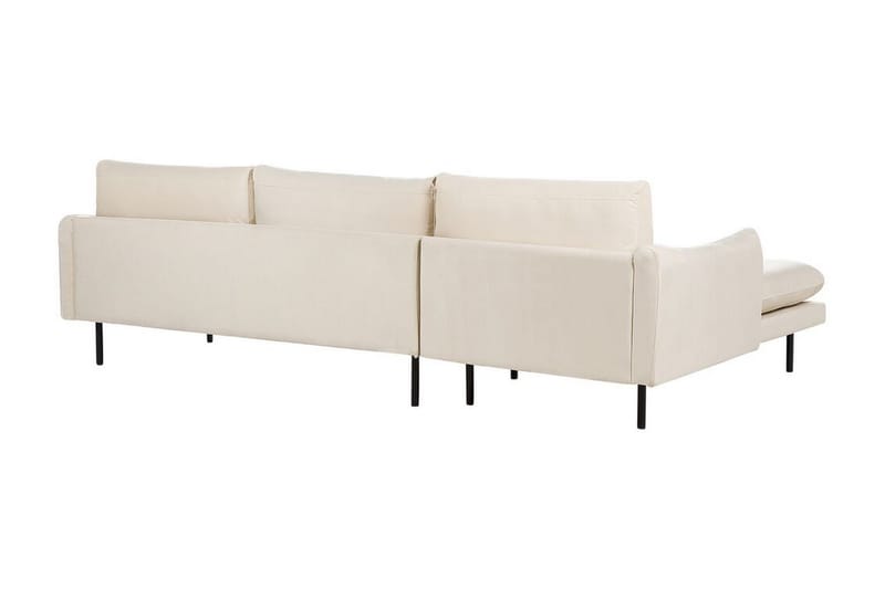 Woodal Hjørnesofa 4-seter - Beige/Svart - Møbler - Sofaer - Hjørnesofaer