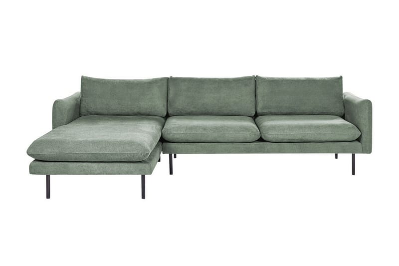 Woodal Hjørnesofa 4-seter - Grønn/Svart - Møbler - Sofaer - Hjørnesofaer