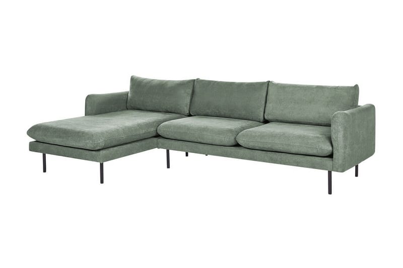 Woodal Hjørnesofa 4-seter - Grønn/Svart - Møbler - Sofaer - Hjørnesofaer