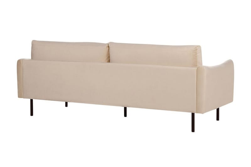 Woodal Sofa 3-seter - Beige/Svart - Møbler - Sofaer - 3 seter sofa