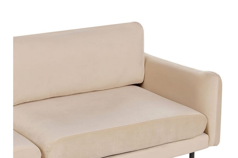 Woodal Sofa 3-seter - Beige/Svart - Møbler - Sofaer - 3 seter sofa