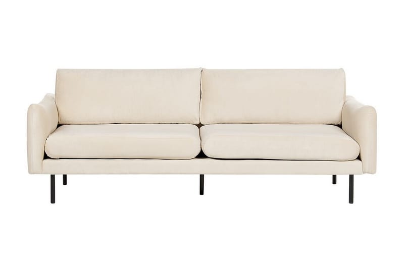 Woodal Sofa 3-seter - Beige/Svart - Møbler - Sofaer - 3 seter sofa