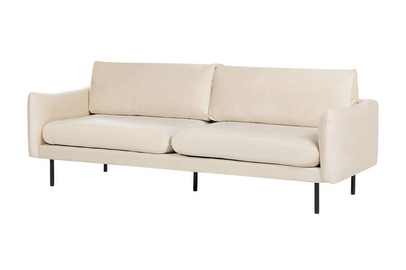 Woodal Sofa 3-seter - Beige/Svart - Møbler - Sofaer - 3 seter sofa