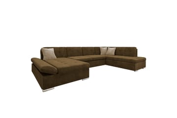 Zumar Sofa med Sjeselong og Divan 4-seter