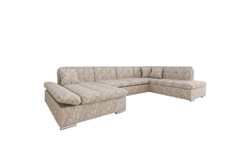 Zumar Sofa med Sjeselong og Divan 4-seter