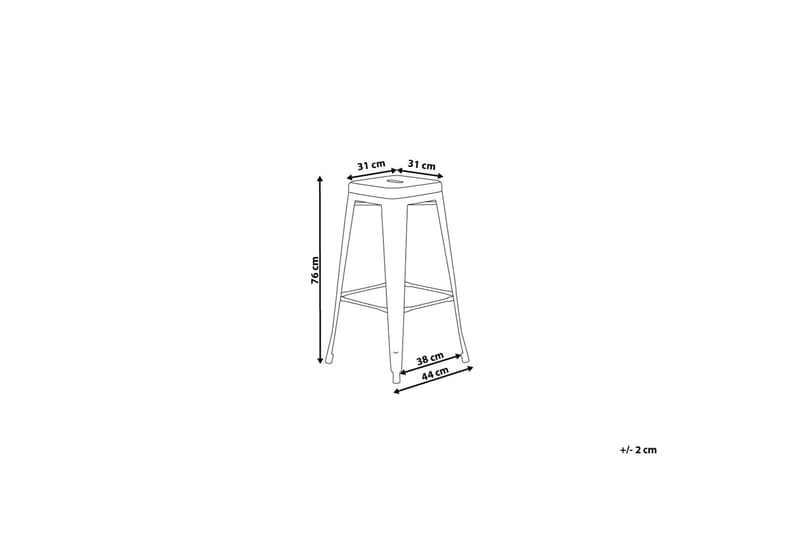 Barkrakk Cabrillo 42 cm - Svart - Møbler - Stoler - Barstol