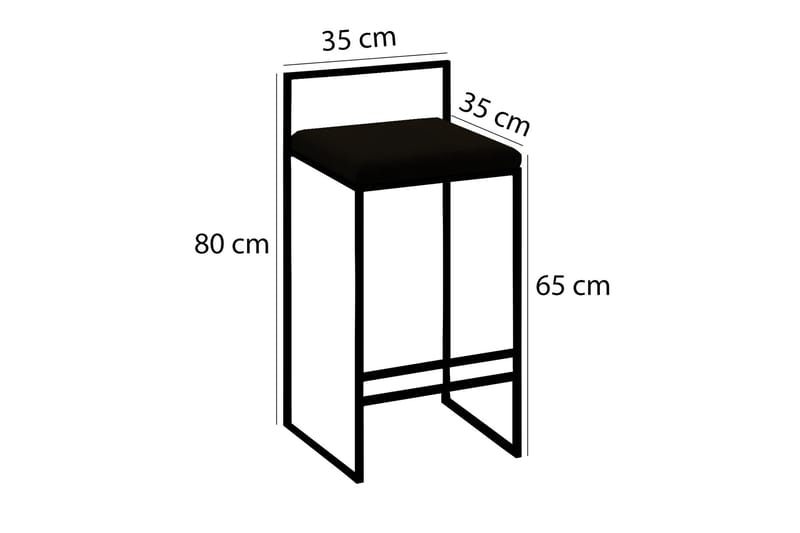 Barstol Lilliput - Svart - Møbler - Stoler - Barstol