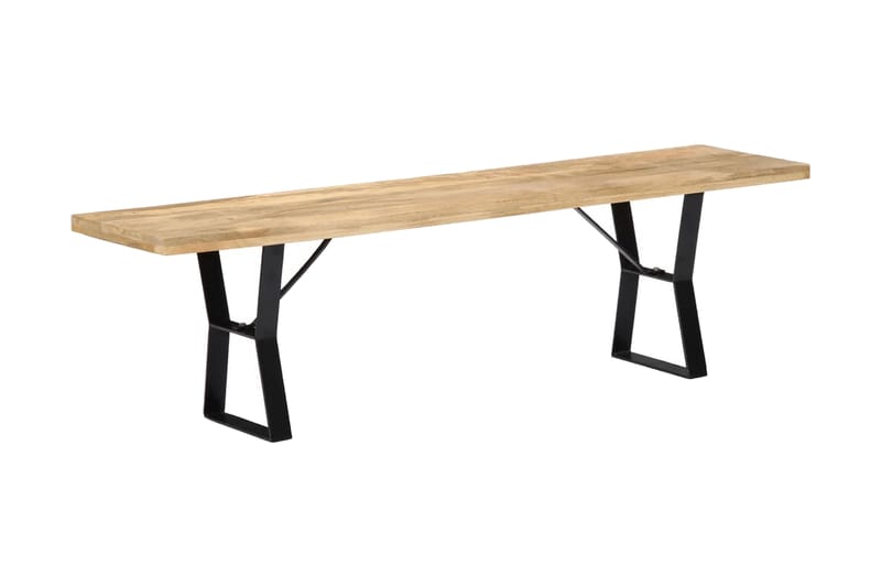 Benk 160 cm heltre mango - Brun - Møbler - Stoler - Benk