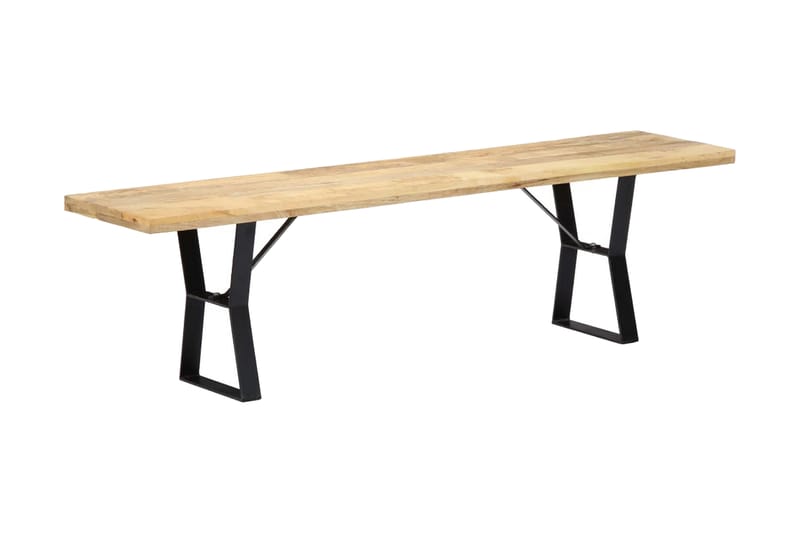 Benk 160 cm heltre mango - Brun - Møbler - Stoler - Benk