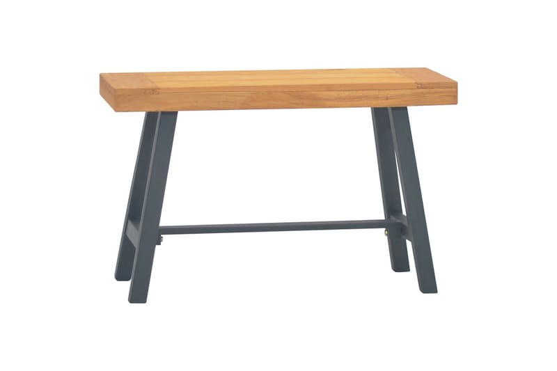 Benk 80 cm heltre teak - Brun - Møbler - Stoler - Benk